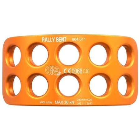 Kong Usa Rally Bent Rigging Plate, 10 Holes, Org 864O11400KK